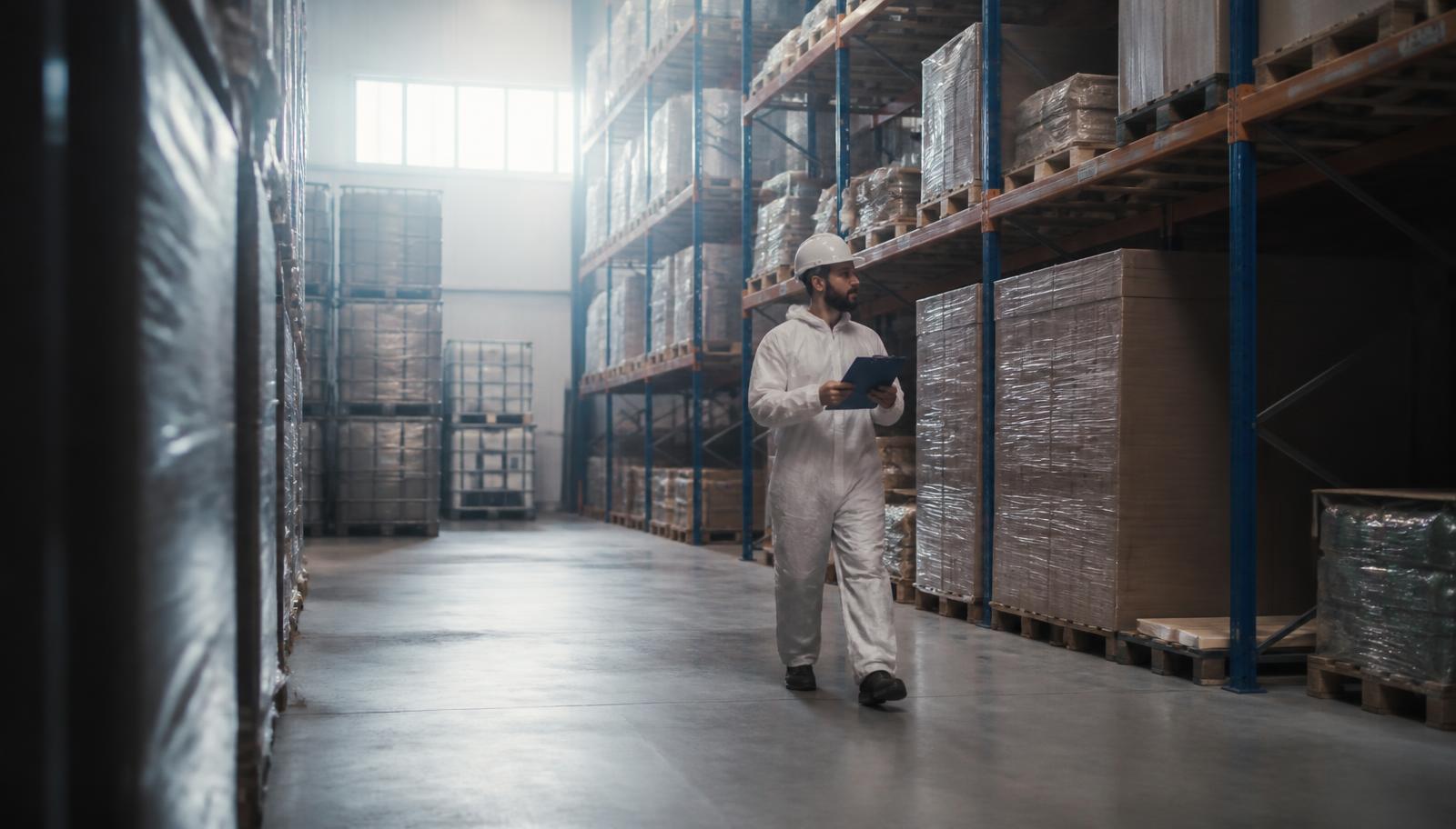 Pregled skladišča in logističnega centra po letnem planu DDD